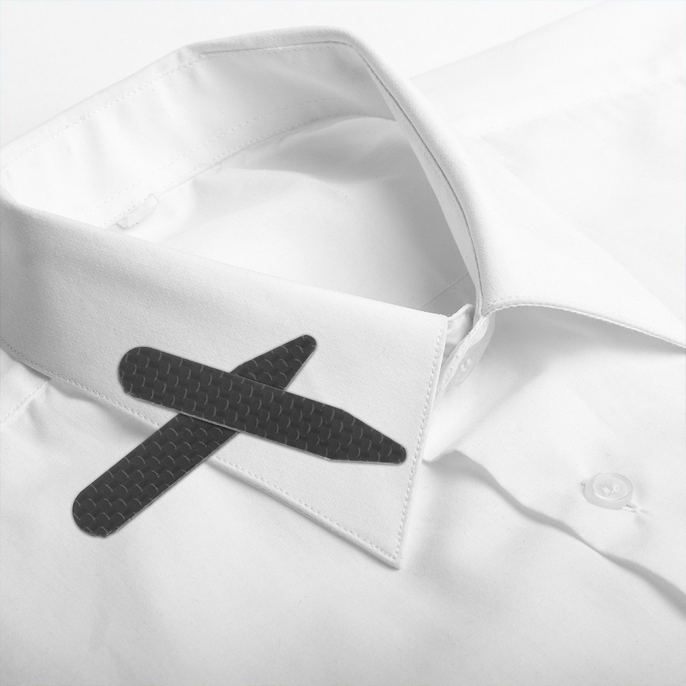 Men Formal Wear Dress - 2Pairs Collar Stays Men Shirt Carbon