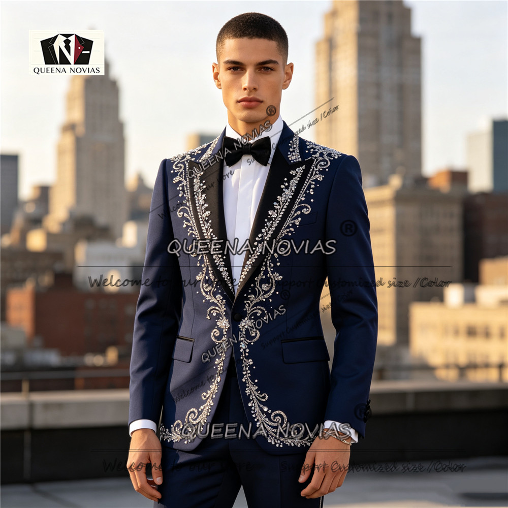 Men Formal Wear For Dinner - Man Formal Wear Tuxedo Suit Slim