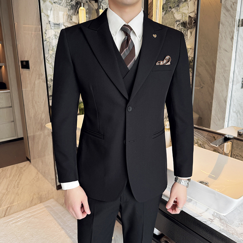 White Mens Suits 3 Pieces Slim - Men Formal Wear For Dinner recension och pris
