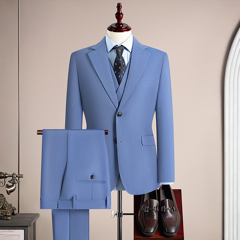Men's Khaki 3-Piece Slim Fit B - Khaki Formal Wear Men recension och pris
