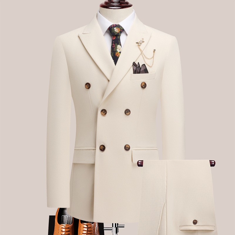 Men Suit Set Luxury Deep White - Men Formal Wear For Dinner recension och pris