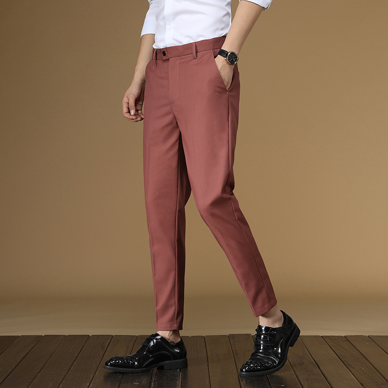 Summer Suit Pants Men Red Blac - Men Formal Wear Dress recension och pris