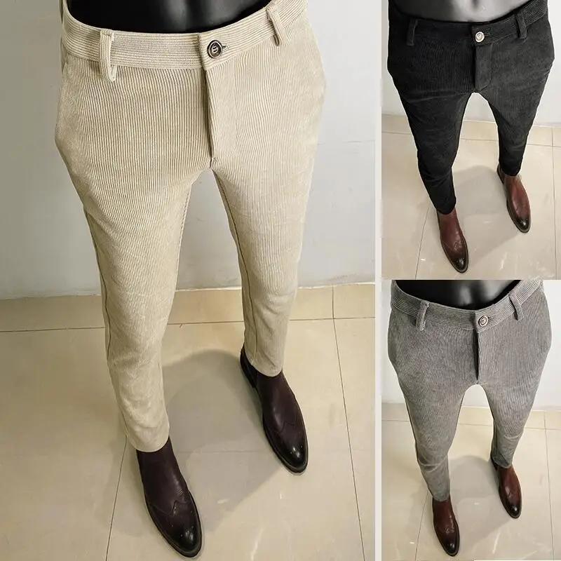 Autumn Winter Thickened Woolen - Men Formal Wear Dress recension och pris