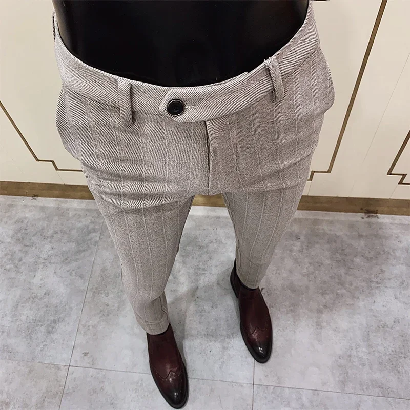 Autumn Winter Thickened Woolen - Men Formal Wear Dress recension och pris