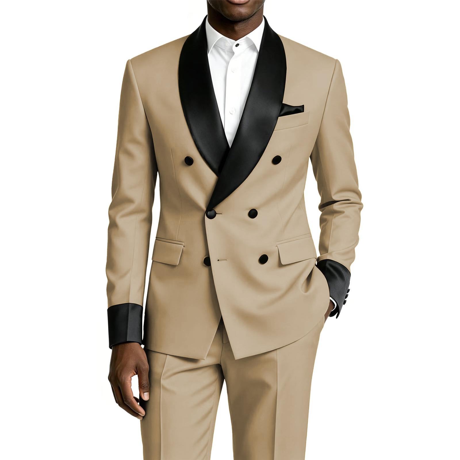 Men's Tuxedo Suit 2 Piece Douu - Men Formal Wear For Dinner recension och pris