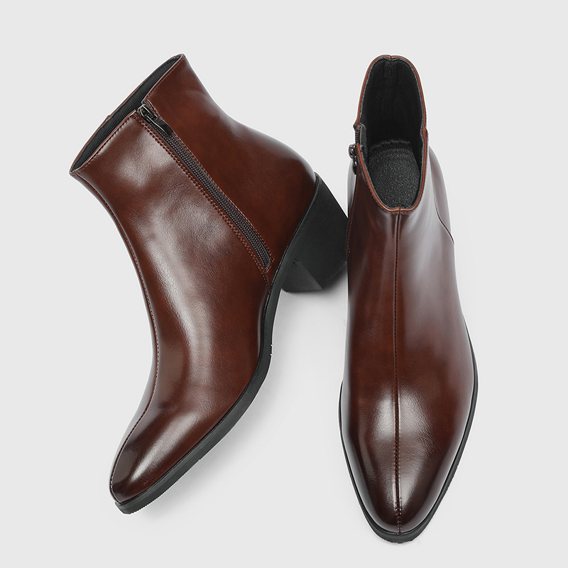 New Vintage British Men Leathe - Men Formal Wear With Boots recension och pris