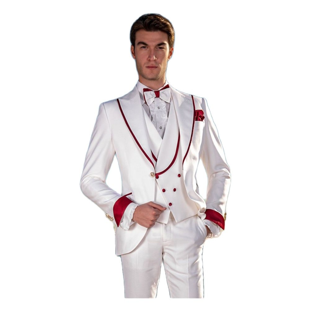 Custom Made White Men Suits We - Men Formal Party Wear Dress recension och pris