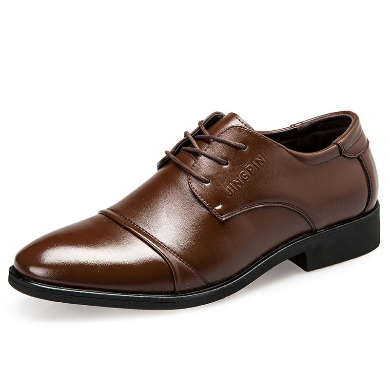 Large-Sized Men's Leather Shoe - Men Formal Party Wear Dress recension och pris