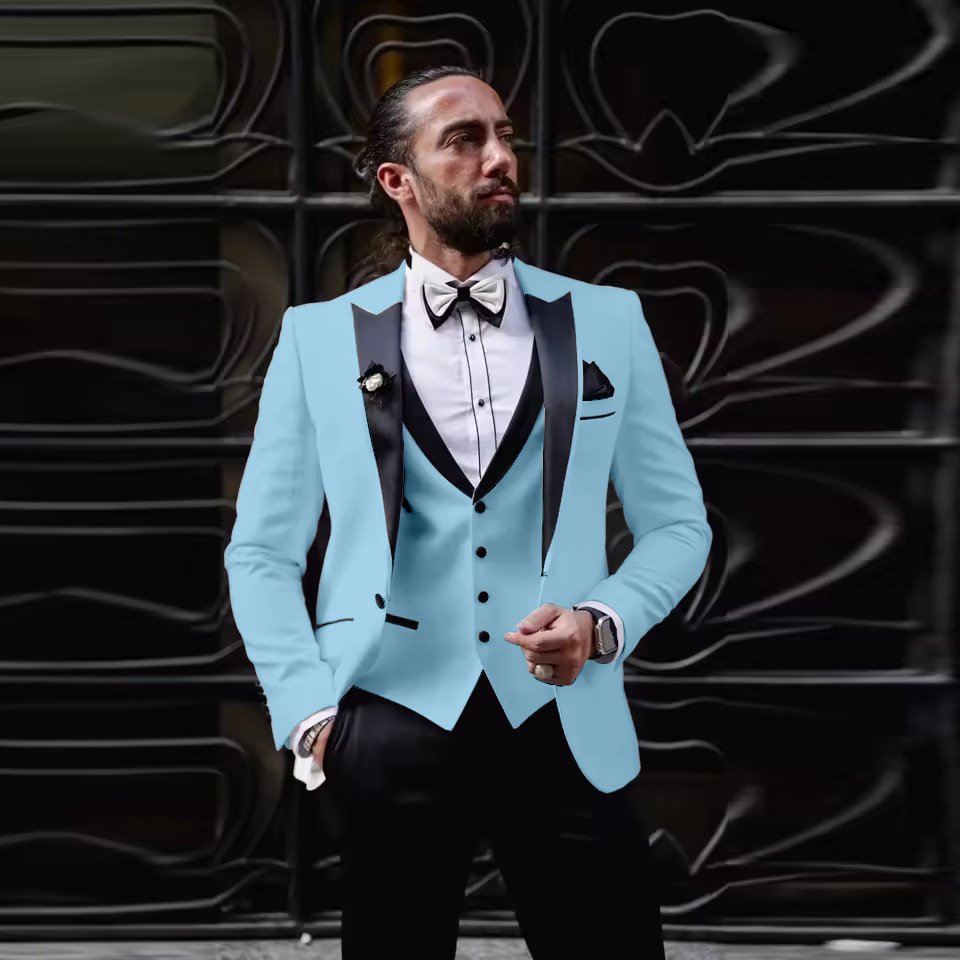 Men's Slim Fit 3 Piece Tuxedo  - Men Formal Wear For Dinner recension och pris