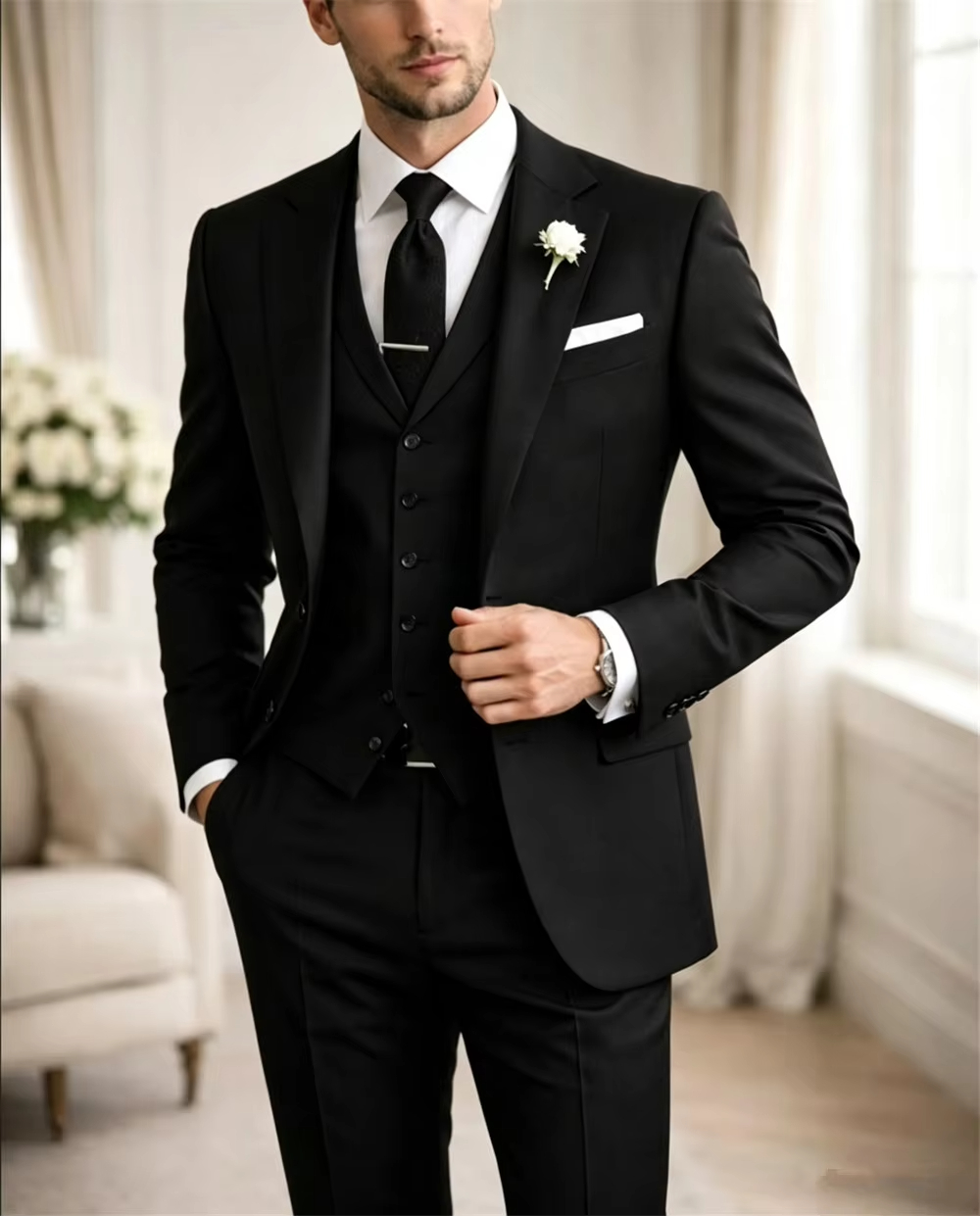Luxury Tailor Made Khaki Men’s - Khaki Formal Wear Men recension och pris