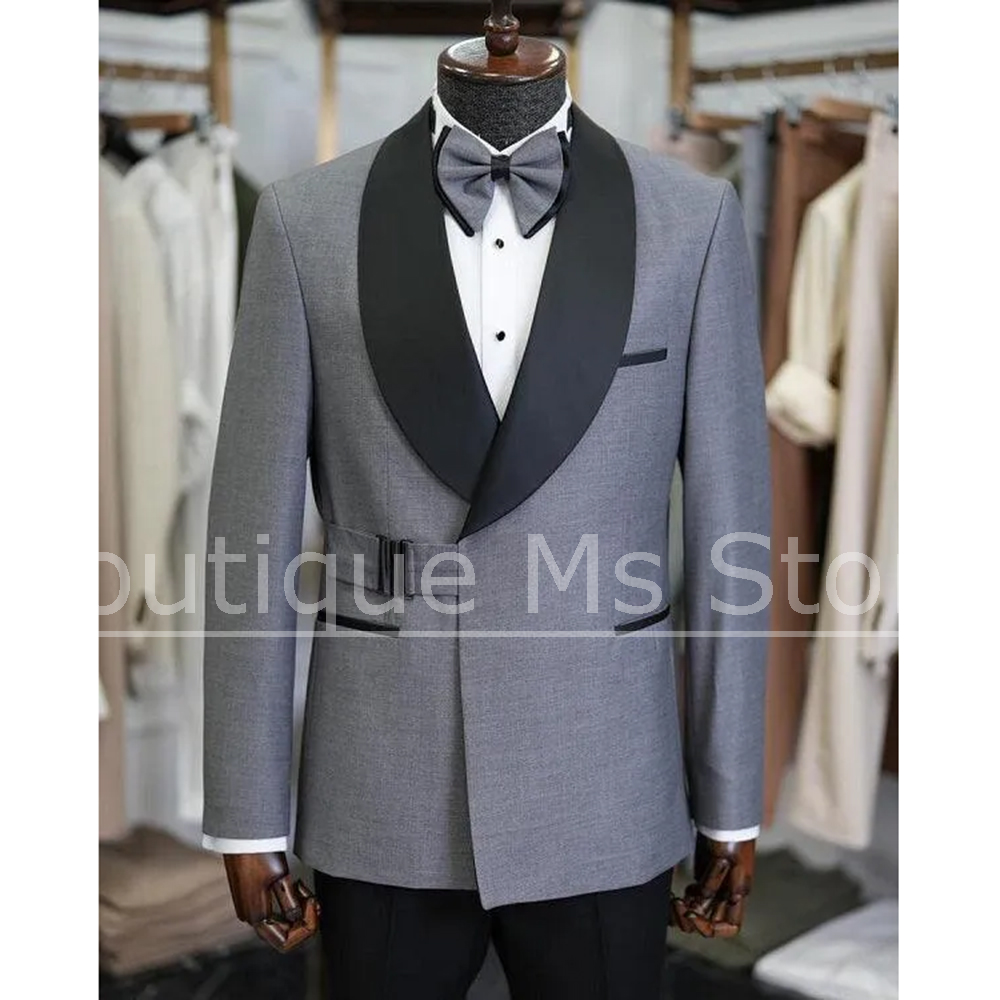 Chic Men Suit Fashion Shawl La - Men Formal Wear For Dinner recension och pris