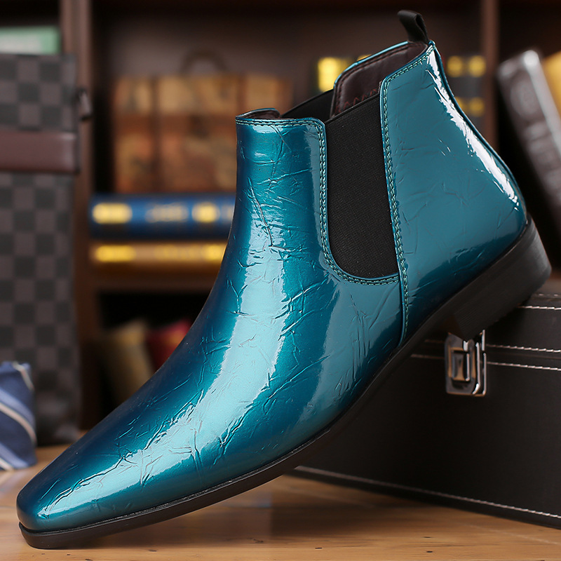 Autumn Winter Leather Chelsea  - Men Formal Wear With Boots recension och pris