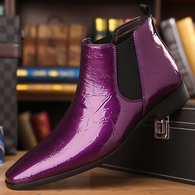 Autumn Winter Leather Chelsea  - Men Formal Wear With Boots recension och pris