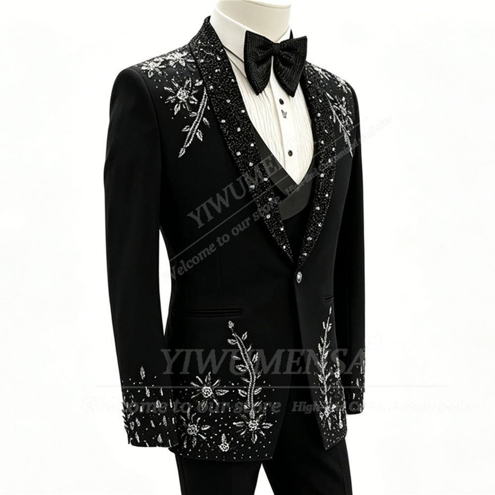 Brilliant Crystals Beading Sui - Men Formal Wear For Dinner recension och pris