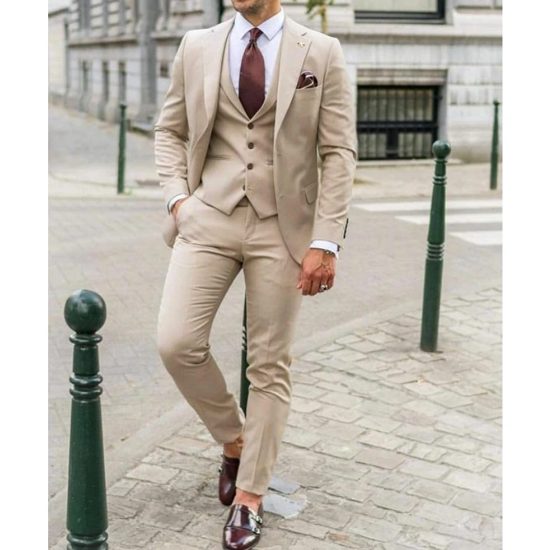 Notch Lapel Men Suits Slim Fit - Men Formal Wear For Dinner recension och pris