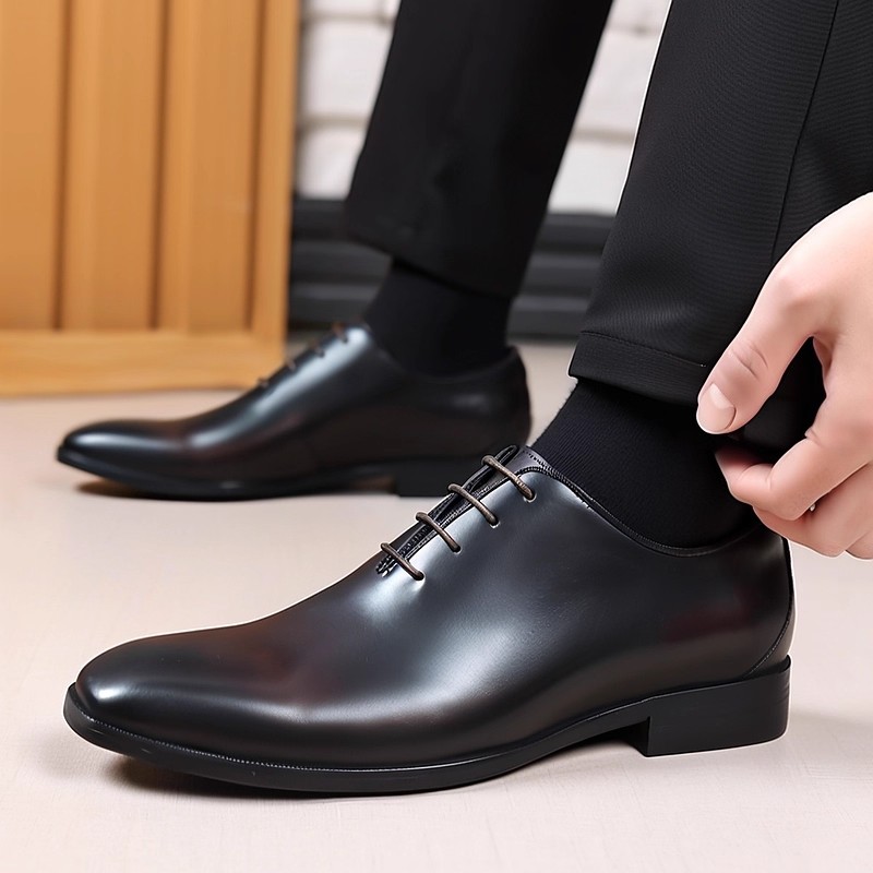 Designer Genuine Leather Mens  - Men Formal Wear Dress recension och pris