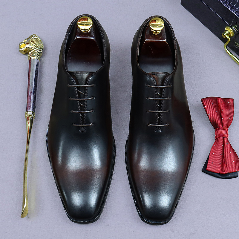 Designer Genuine Leather Mens  - Men Formal Wear Dress recension och pris