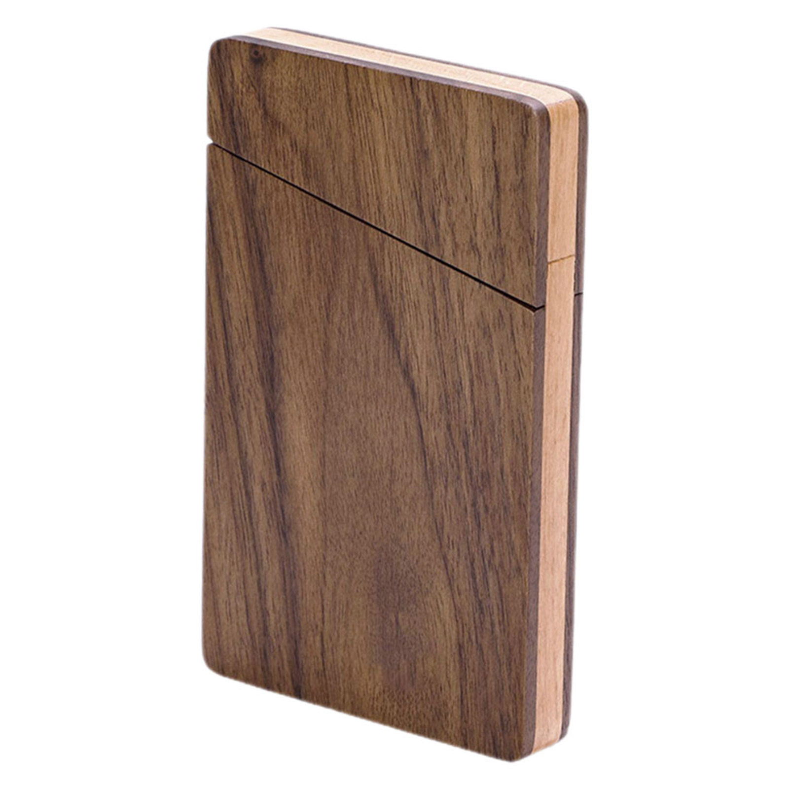 Business Card Case Walnut Wood - Mens Formal Look recension och pris